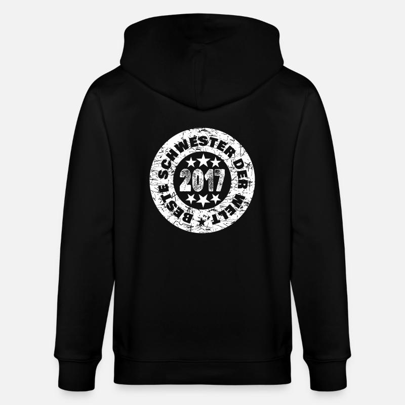 2017 - Stanley/Stella Unisex Bio-Kapuzenjacke CULTIVATOR  - Schwarz