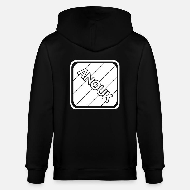 Anouk - Stanley/Stella Unisex Bio-Kapuzenjacke CULTIVATOR  - Schwarz