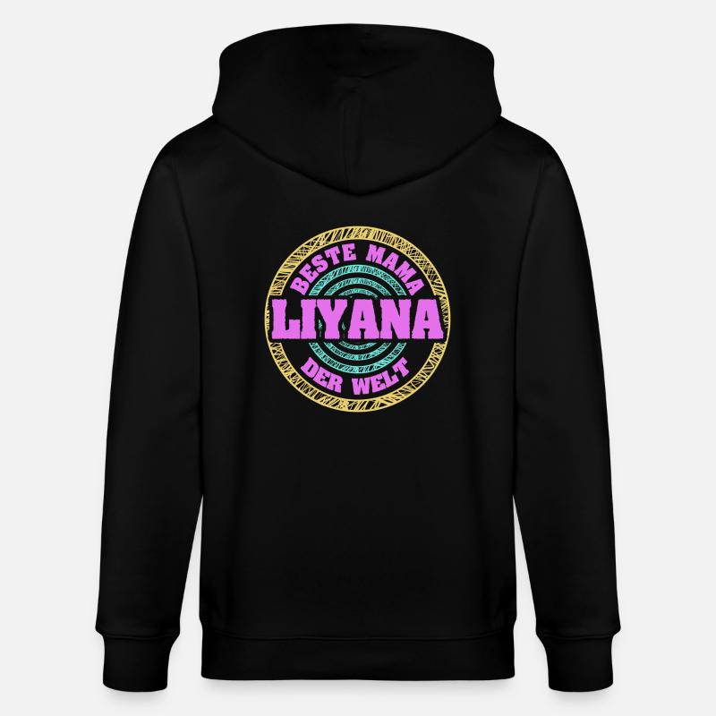 Liyana als Mutter - Stanley/Stella Unisex Bio-Kapuzenjacke CULTIVATOR  - Schwarz
