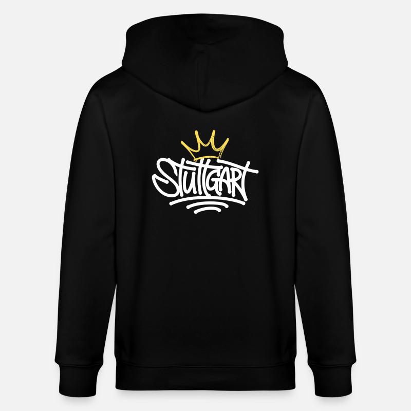 Stuttgart Graffiti - Stanley/Stella Unisex Bio-Kapuzenjacke CULTIVATOR  - Schwarz