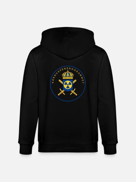 The Swedish Nuclear Weapons Programme - Stanley/Stella CULTIVATOR  Unisex Organic Hooded Jacket - black