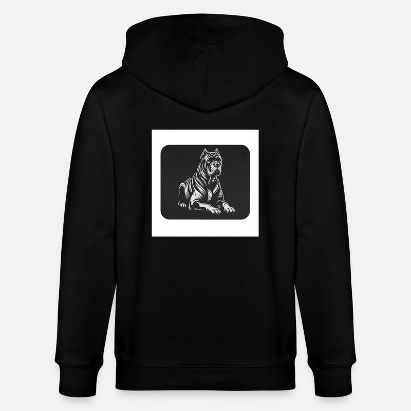 Canecorso - Veste à capuche bio CULTIVATOR Stanley/Stella Unisexe - noir