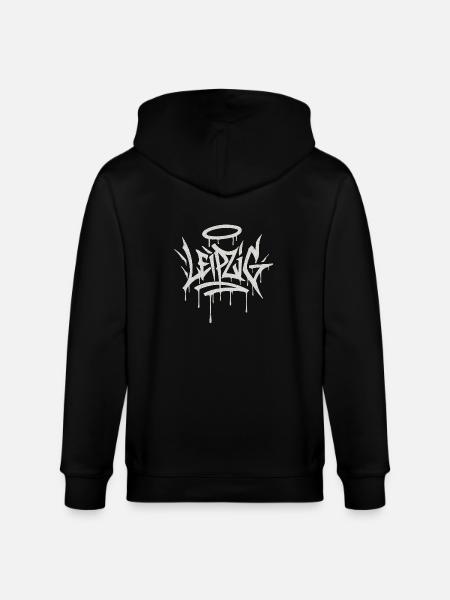 Leipzig Graffiti - Stanley/Stella Unisex Bio-Kapuzenjacke CULTIVATOR - Schwarz