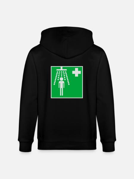 Clean Hospital Bruser - Stanley/Stella økologisk unisex-hættejakke CULTIVATOR  - sort