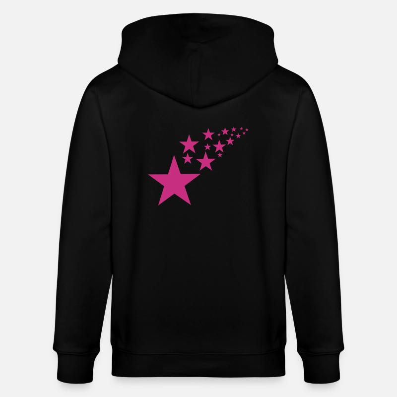 Star, les étoiles - Veste à capuche bio CULTIVATOR Stanley/Stella Unisexe - noir
