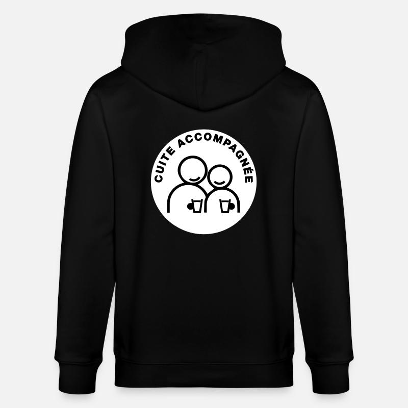 cuite accompagnee - Veste à capuche bio CULTIVATOR Stanley/Stella Unisexe - noir