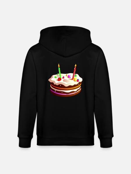 gâteau anniversaire - Veste à capuche bio CULTIVATOR Stanley/Stella Unisexe - noir