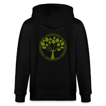 arbre de la vie - Veste à capuche bio CULTIVATOR Stanley/Stella Unisexe - noir - Dos - Anna (173cm)