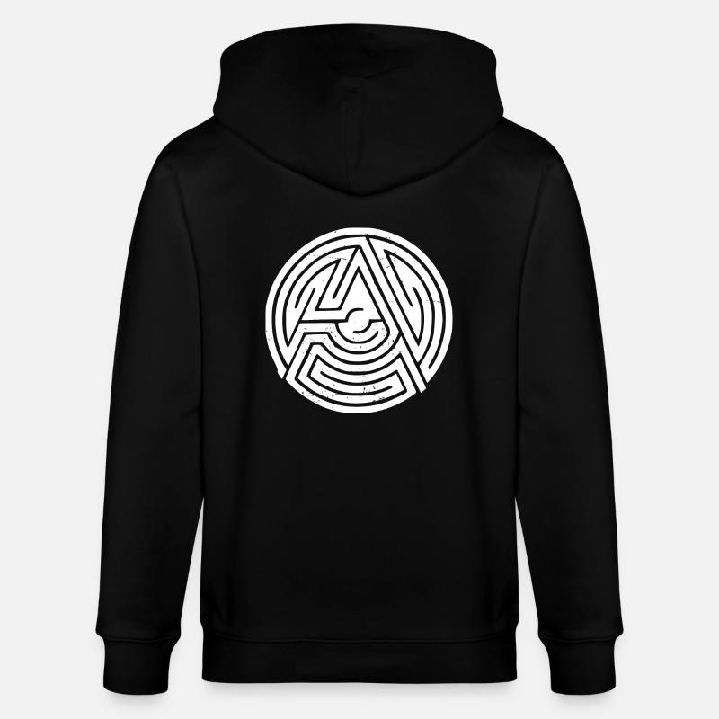 anarchy - Stanley/Stella Unisex Bio-Kapuzenjacke CULTIVATOR  - Schwarz
