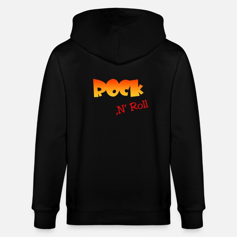 Rock n Roll - Stanley/Stella Unisex Bio-Kapuzenjacke CULTIVATOR  - Schwarz