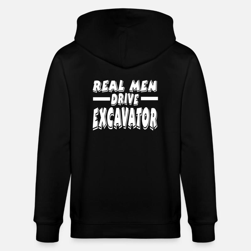 Bagger - Stanley/Stella Unisex Bio-Kapuzenjacke CULTIVATOR  - Schwarz