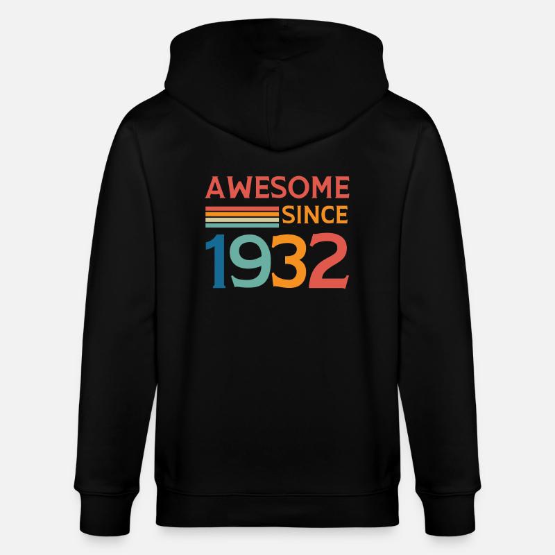 Awesome since 1932 - Veste à capuche bio CULTIVATOR Stanley/Stella Unisexe - noir