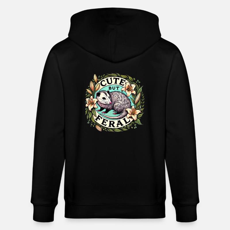 Mignon mais sauvage - Veste à capuche bio CULTIVATOR Stanley/Stella Unisexe - noir