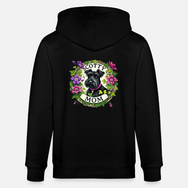 Scotty Mama - Stanley/Stella Unisex Bio-Kapuzenjacke CULTIVATOR  - Schwarz