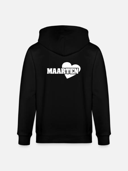 Gift for Maarten - Stanley/Stella CULTIVATOR Unisex Organic Hooded Jacket - black