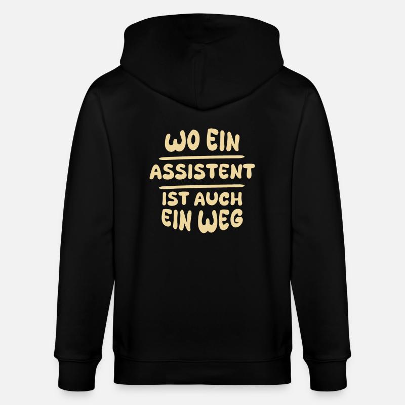 Assistent Assistent - Stanley/Stella Unisex Bio-Kapuzenjacke CULTIVATOR  - Schwarz