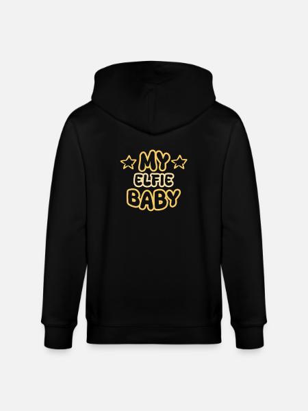 Geburt Elfie - Stanley/Stella Unisex Bio-Kapuzenjacke CULTIVATOR - Schwarz