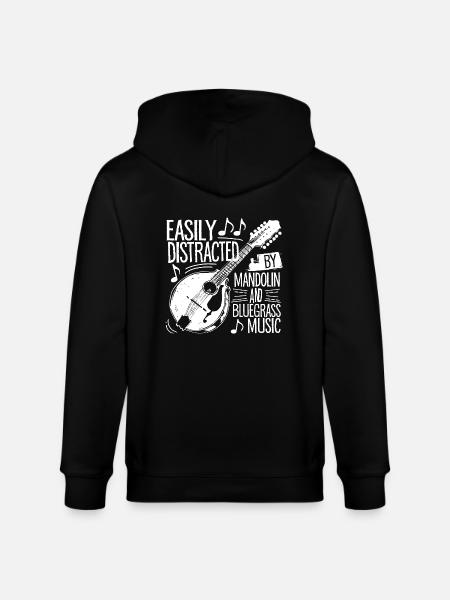Passion for bluegrass sounds - Stanley/Stella CULTIVATOR Unisex Organic Hooded Jacket - black