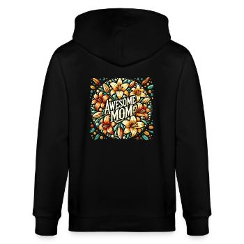 Maman géniale - Veste à capuche bio CULTIVATOR Stanley/Stella Unisexe - noir - Dos - Anna (173cm)