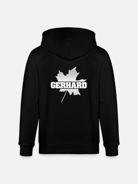 Gerhard - Stanley/Stella Unisex Bio-Kapuzenjacke CULTIVATOR  - Schwarz