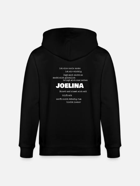 Sprueche Joelina - Stanley/Stella Unisex Bio-Kapuzenjacke CULTIVATOR - Schwarz
