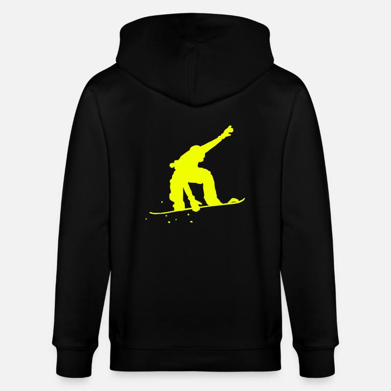 snowboard - Stanley/Stella Unisex Bio-Kapuzenjacke CULTIVATOR - Schwarz