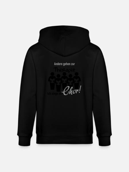 Therapie Chor - Stanley/Stella Unisex Bio-Kapuzenjacke CULTIVATOR - Schwarz