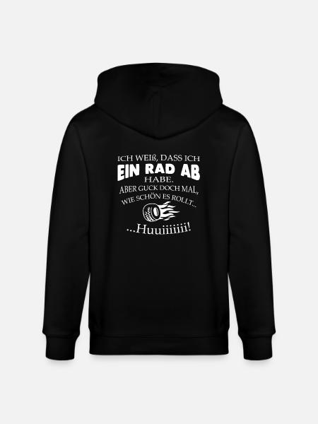 Ein Rad ab! - Stanley/Stella Unisex Bio-Kapuzenjacke CULTIVATOR - Schwarz
