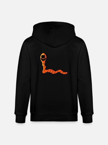 ver Earthworm - Veste à capuche bio CULTIVATOR Stanley/Stella Unisexe - noir