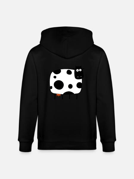 Kuh - Veste à capuche bio CULTIVATOR Stanley/Stella Unisexe - noir