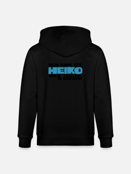 heiko - Stanley/Stella Unisex Bio-Kapuzenjacke CULTIVATOR - Schwarz