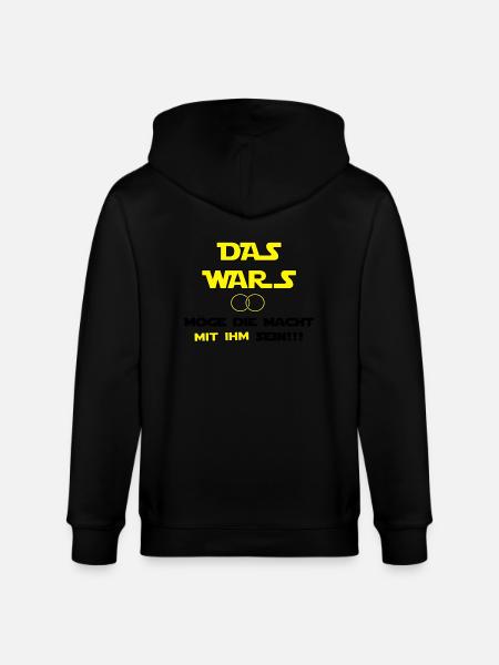 Das Wars - Stanley/Stella Unisex Bio-Kapuzenjacke CULTIVATOR  - Schwarz