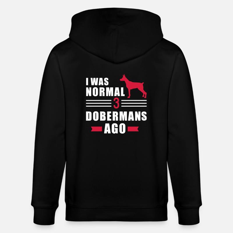 Dobermann - Stanley/Stella Unisex Bio-Kapuzenjacke CULTIVATOR  - Schwarz
