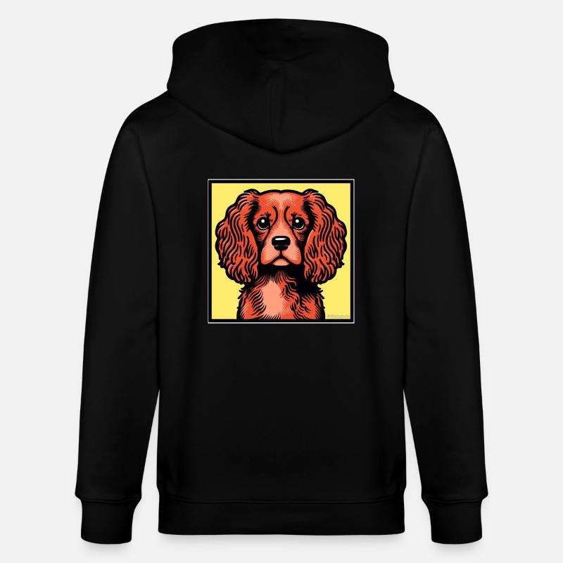 Ruby Cav - Stanley/Stella Unisex Bio-Kapuzenjacke CULTIVATOR  - Schwarz