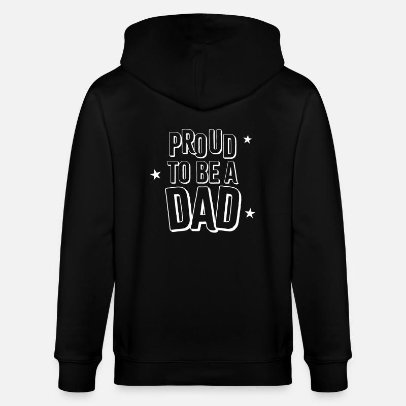 Dad - Stanley/Stella Unisex Bio-Kapuzenjacke CULTIVATOR - Schwarz