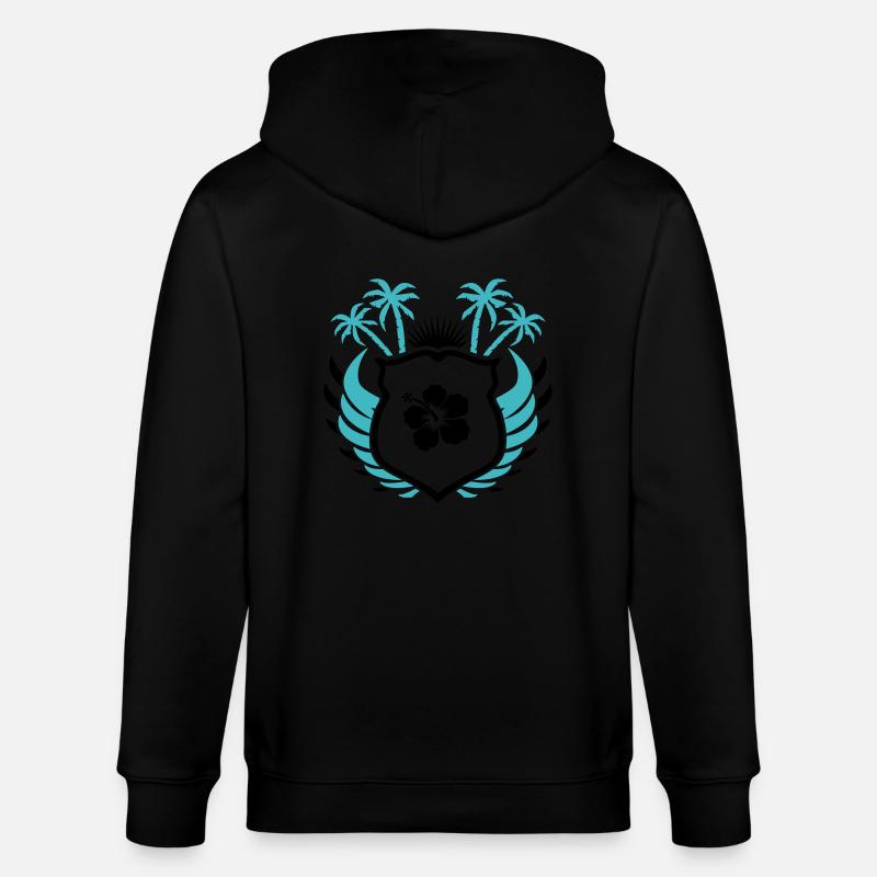 paradies symbol01 - Stanley/Stella Unisex Bio-Kapuzenjacke CULTIVATOR  - Schwarz