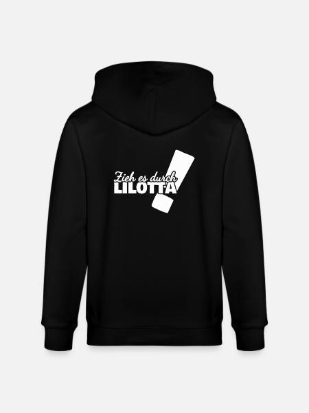 First name Lilotta - Stanley/Stella CULTIVATOR  Unisex Organic Hooded Jacket - black