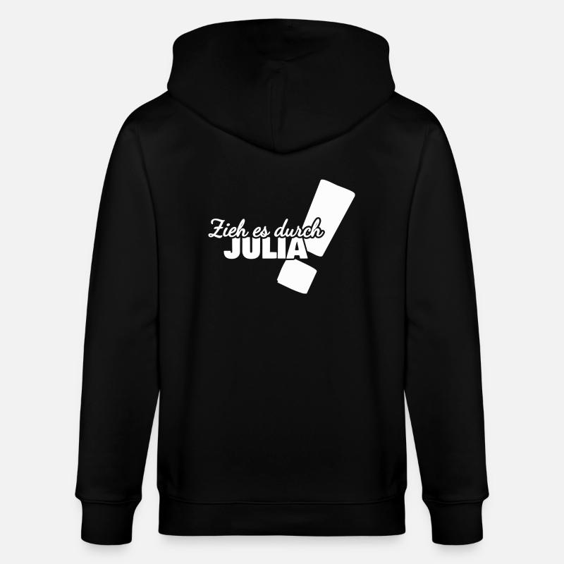 Gift for Juliet - Stanley/Stella CULTIVATOR  Unisex Organic Hooded Jacket - black