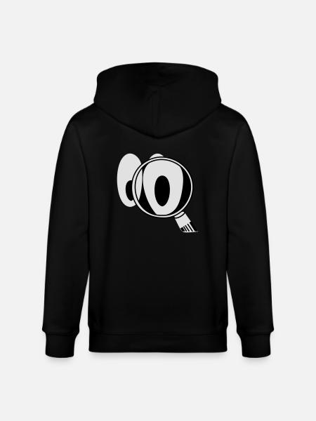 Smiley CSI - Stanley/Stella CULTIVATOR Unisex Organic Hooded Jacket - black