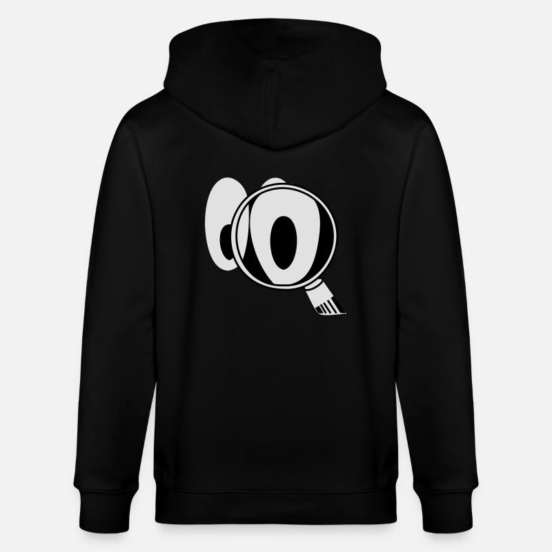 Smiley CSI - Stanley/Stella Unisex Bio-Kapuzenjacke CULTIVATOR  - Schwarz