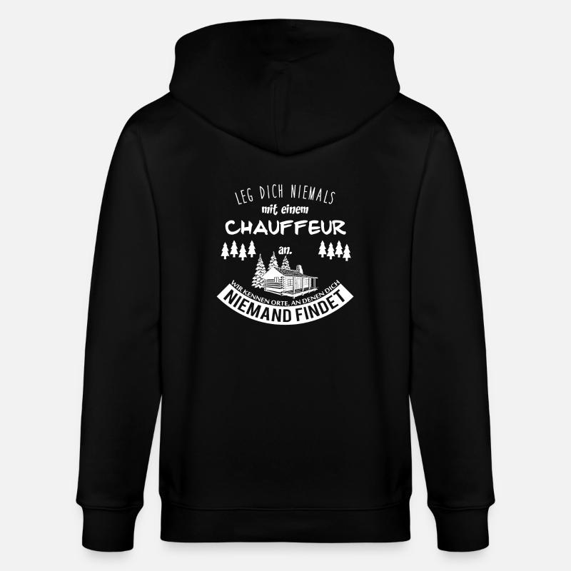 Chauffeur - Stanley/Stella Unisex Bio-Kapuzenjacke CULTIVATOR - Schwarz