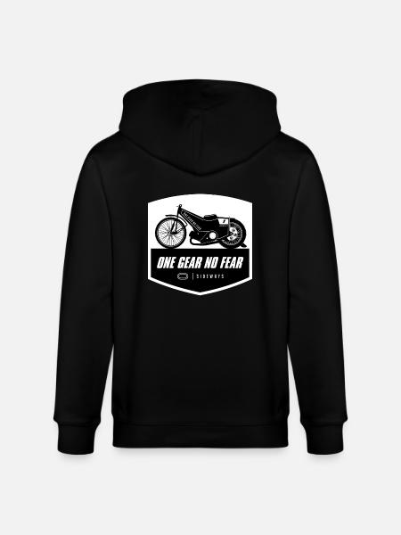 Speedway - one gear no fear - Veste à capuche bio CULTIVATOR Stanley/Stella Unisexe - noir