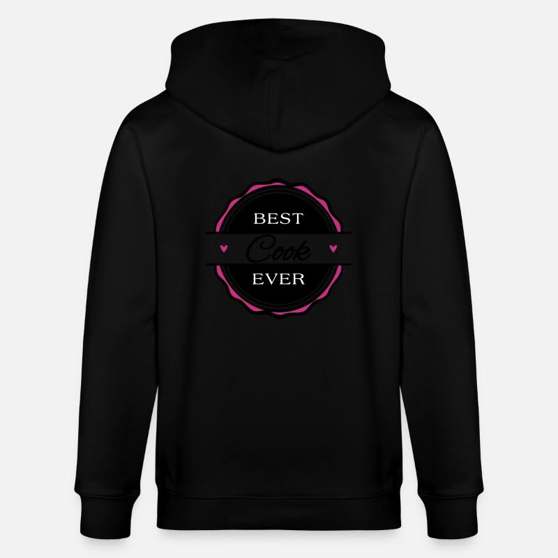 Best Cook ever - Stanley/Stella Unisex Bio-Kapuzenjacke CULTIVATOR  - Schwarz