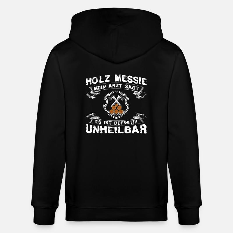Bois Messie - Veste à capuche bio CULTIVATOR Stanley/Stella Unisexe - noir