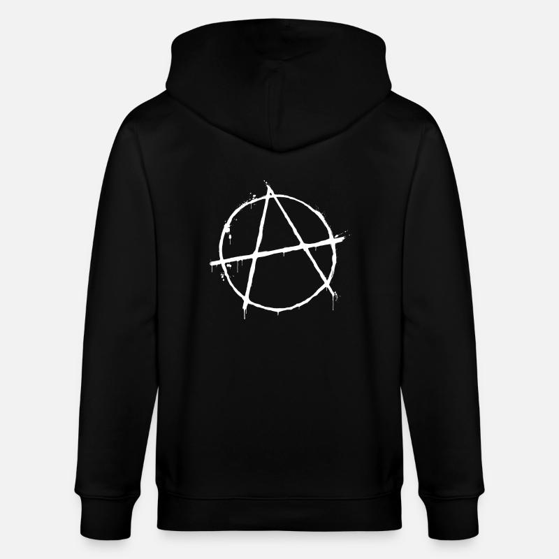 anarchywh - Stanley/Stella Unisex Bio-Kapuzenjacke CULTIVATOR  - Schwarz