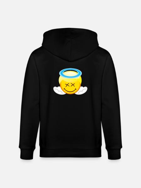 Smiley Angel - Stanley/Stella økologisk unisex-hættejakke CULTIVATOR - sort