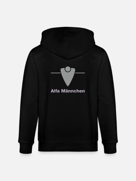 Alfa Männchen - Stanley/Stella Unisex Bio-Kapuzenjacke CULTIVATOR - Schwarz