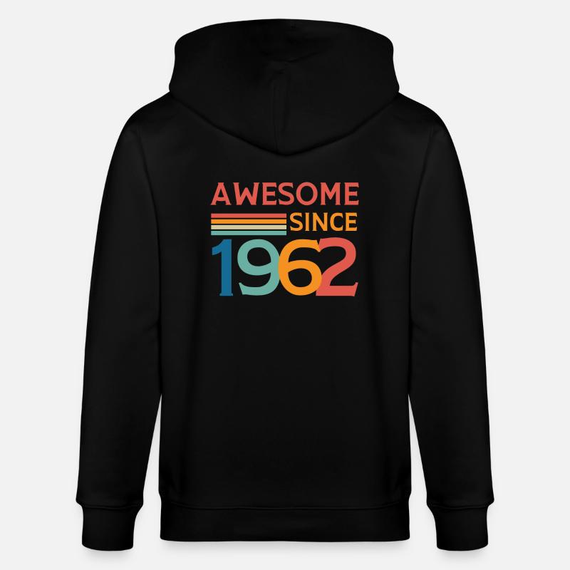 Awesome since 1962 - Veste à capuche bio CULTIVATOR Stanley/Stella Unisexe - noir