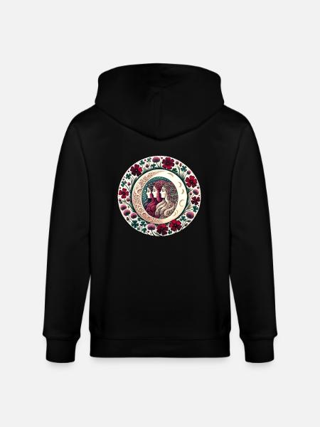 Triple Goddess - Stanley/Stella CULTIVATOR  Unisex Organic Hooded Jacket - black