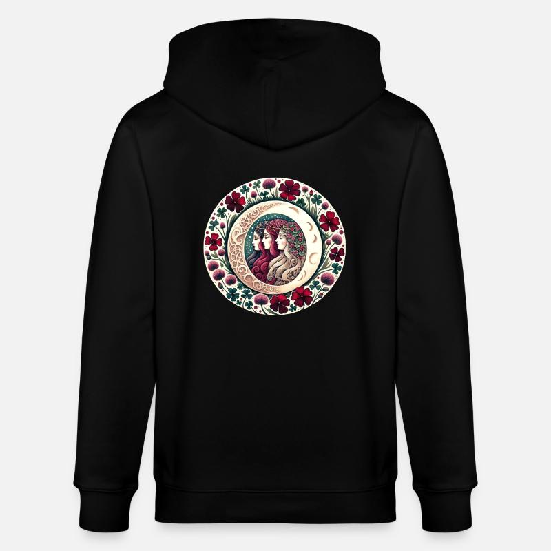 Triple Déesse - Veste à capuche bio CULTIVATOR Stanley/Stella Unisexe - noir